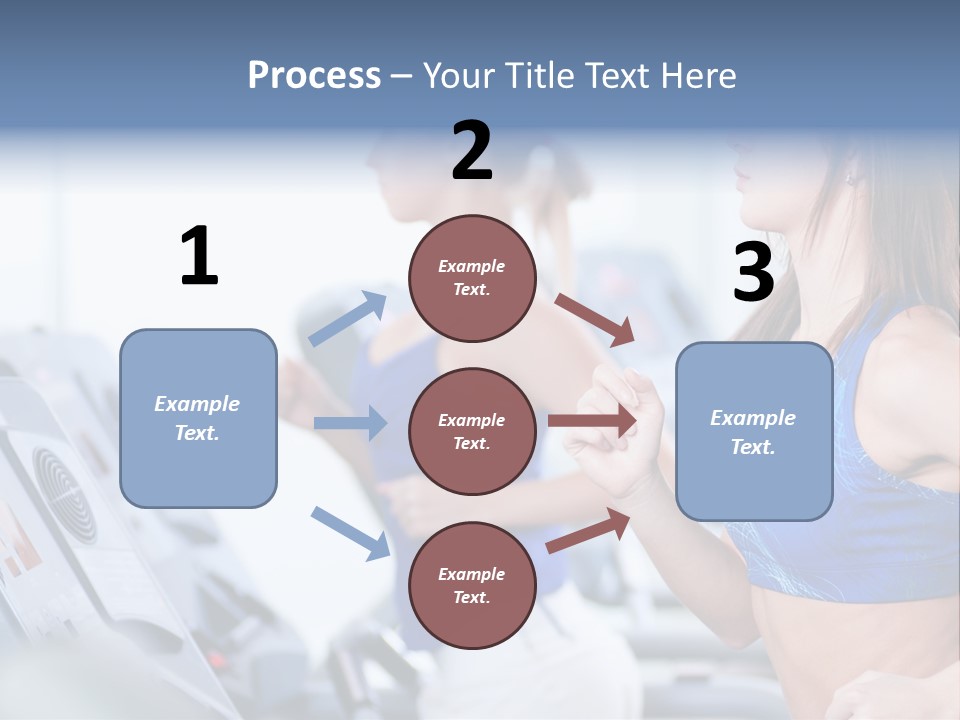 Body Club Gain PowerPoint Template