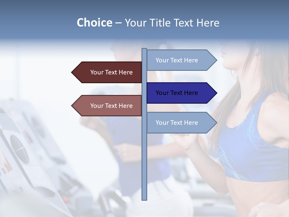 Body Club Gain PowerPoint Template