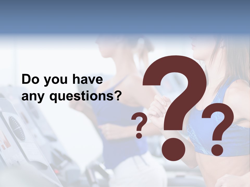 Body Club Gain PowerPoint Template