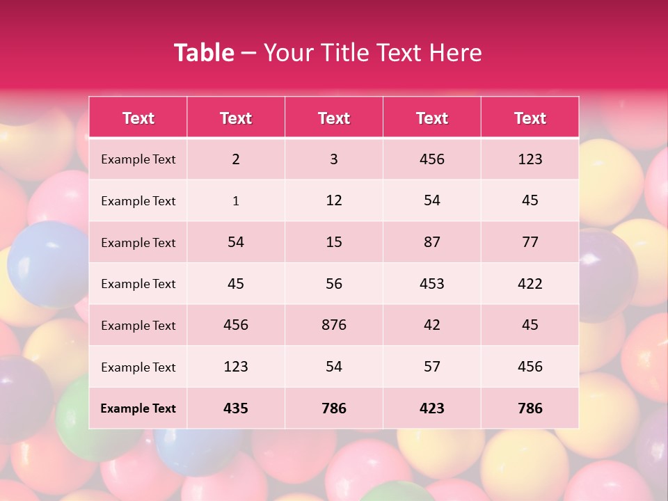 Colorful Wallpaper Colour PowerPoint Template