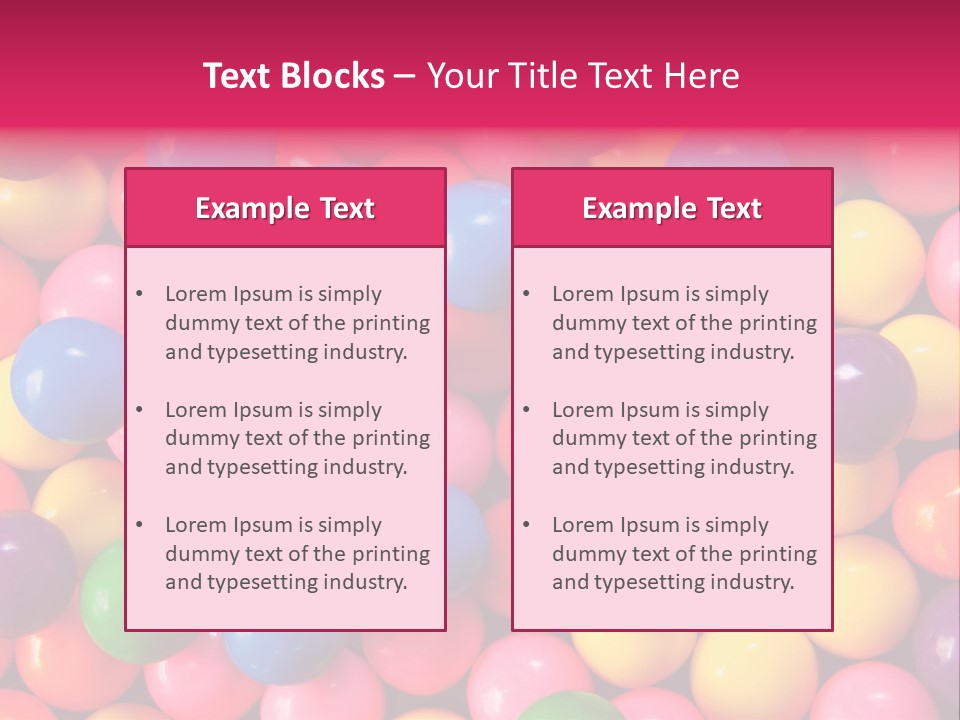 Colorful Wallpaper Colour PowerPoint Template