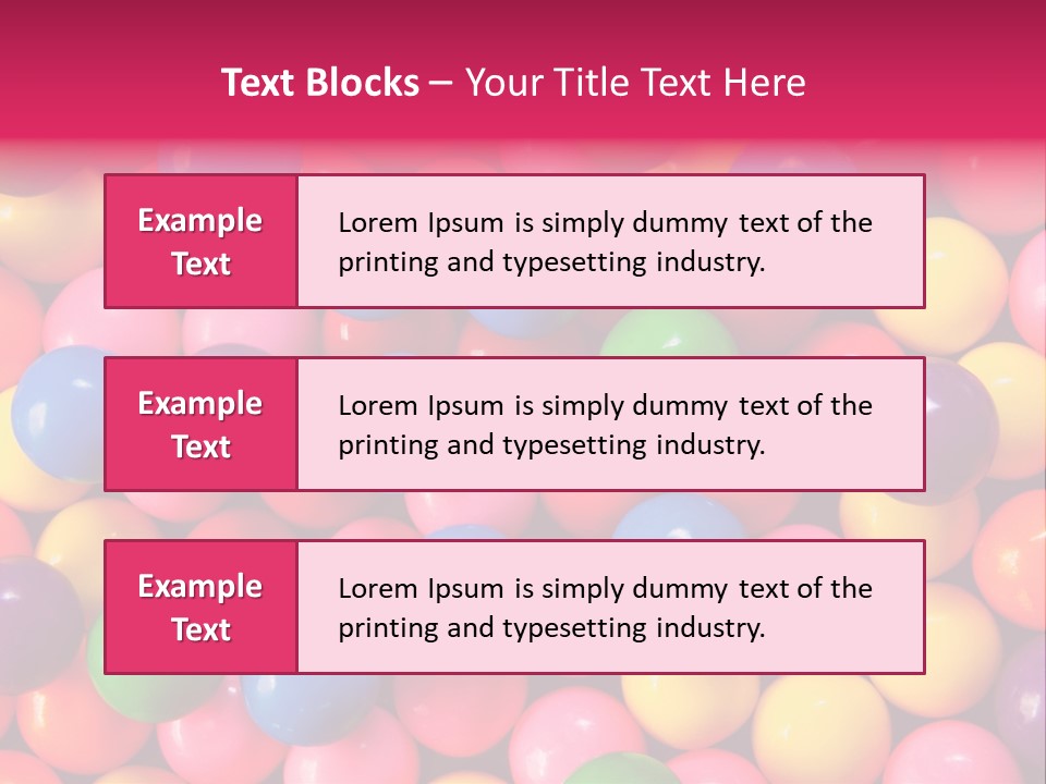 Colorful Wallpaper Colour PowerPoint Template