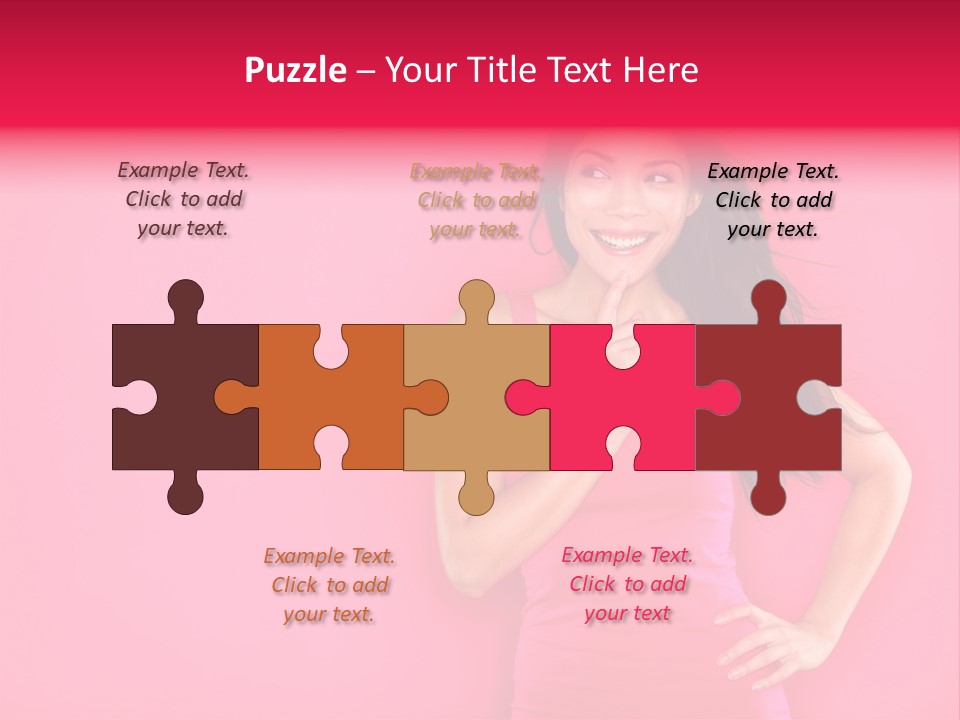 Beauty Side Looking PowerPoint Template