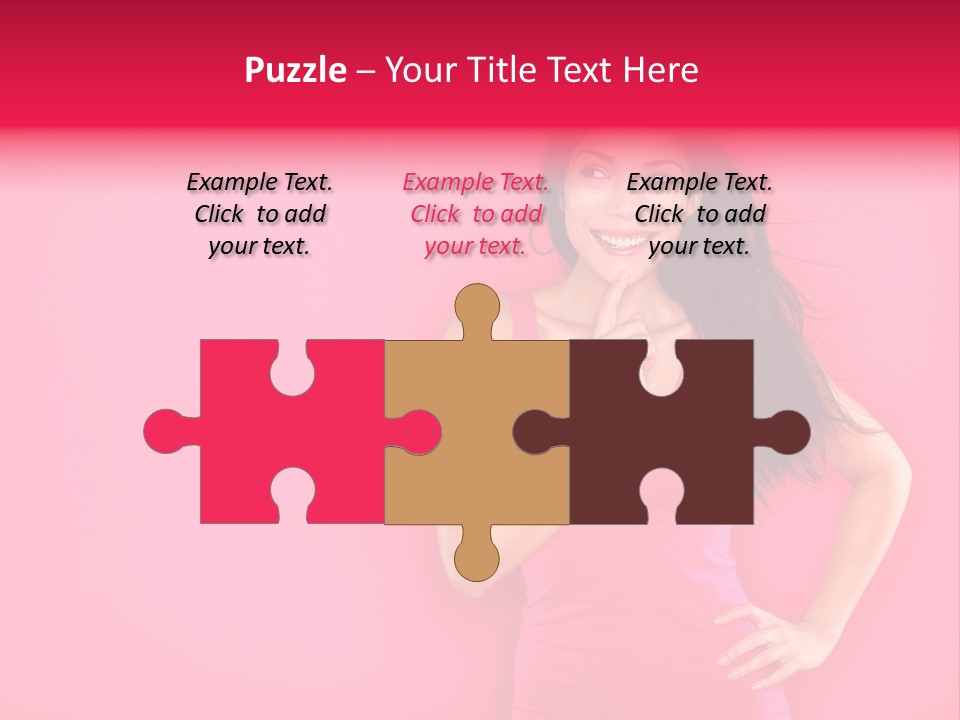 Beauty Side Looking PowerPoint Template