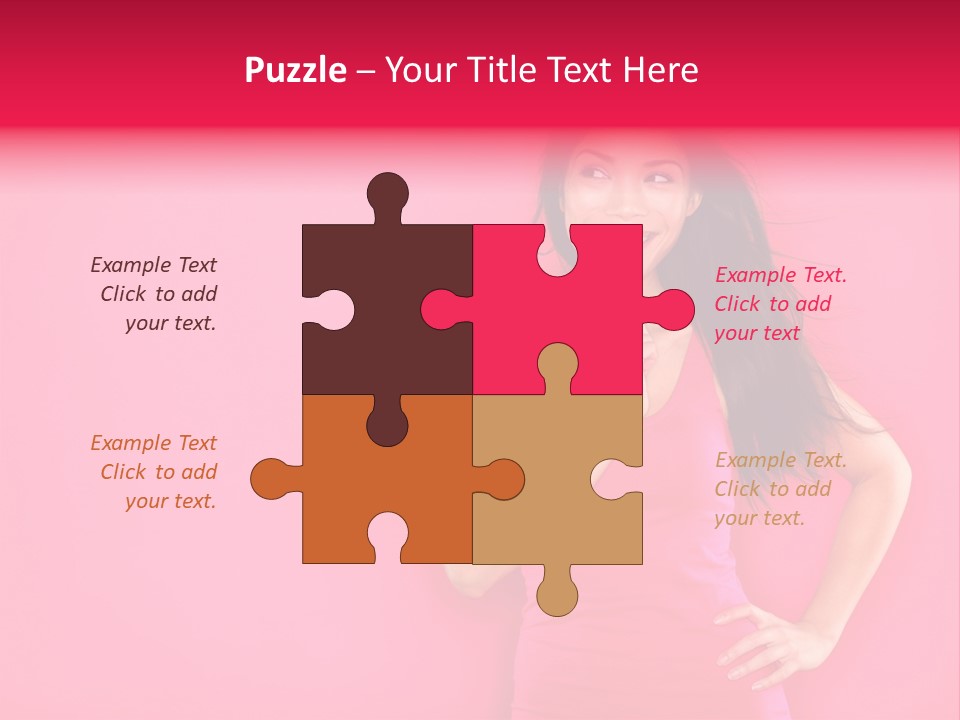 Beauty Side Looking PowerPoint Template