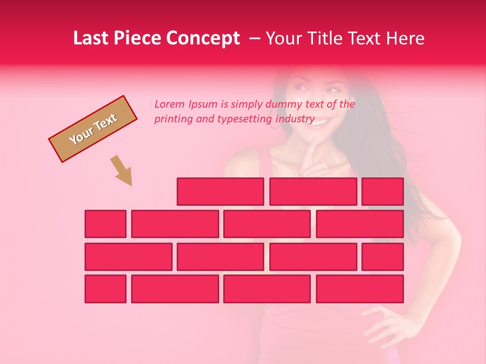 Beauty Side Looking PowerPoint Template