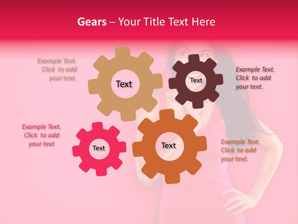 Beauty Side Looking PowerPoint Template