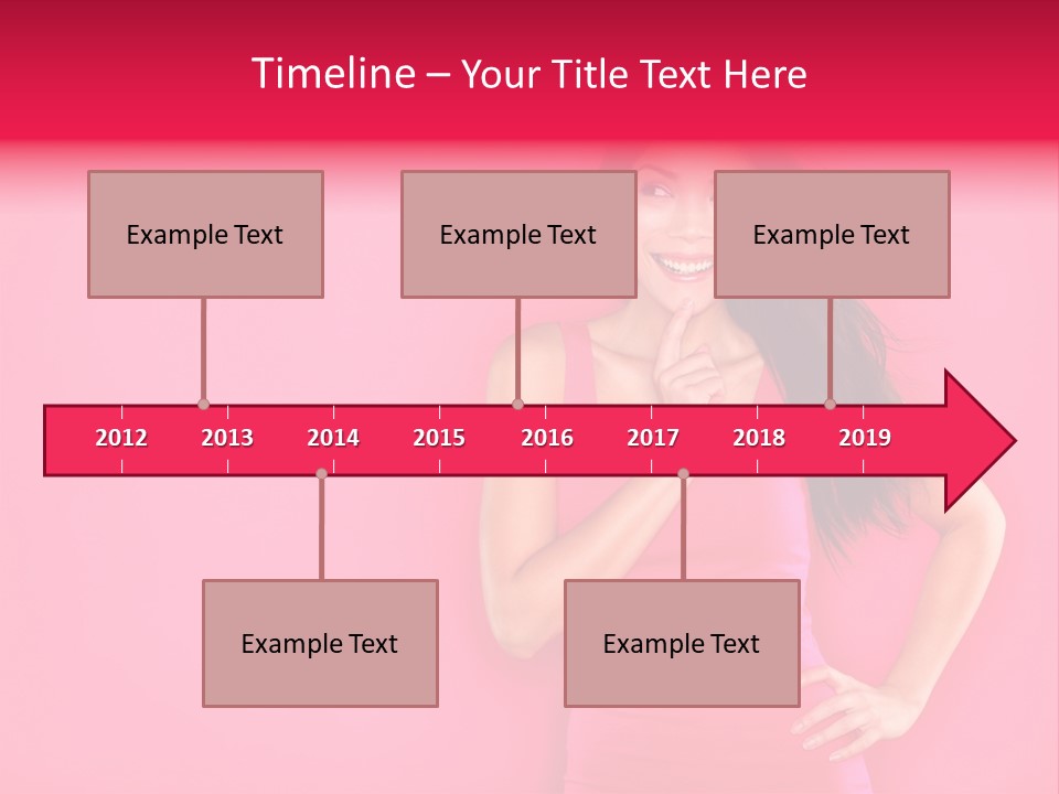 Beauty Side Looking PowerPoint Template