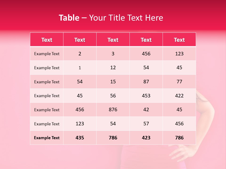 Beauty Side Looking PowerPoint Template