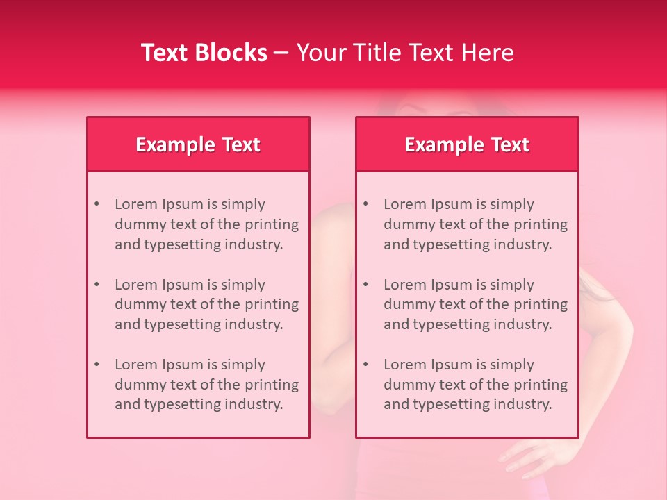 Beauty Side Looking PowerPoint Template