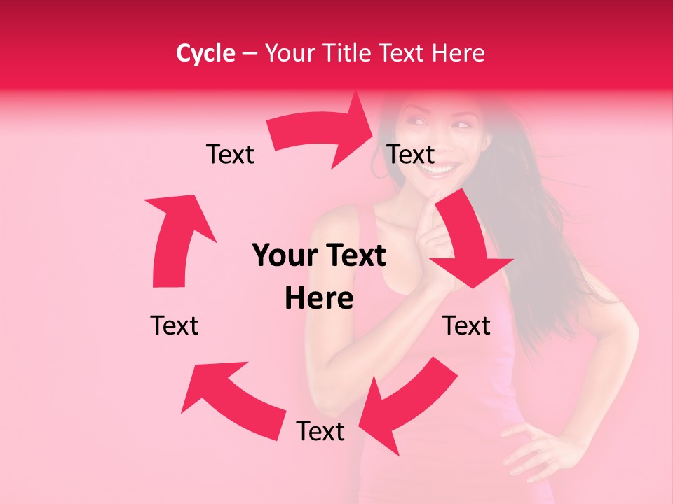 Beauty Side Looking PowerPoint Template