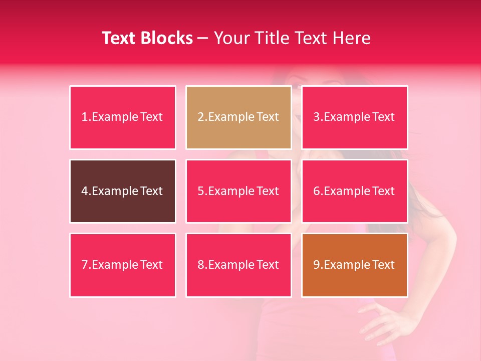 Beauty Side Looking PowerPoint Template