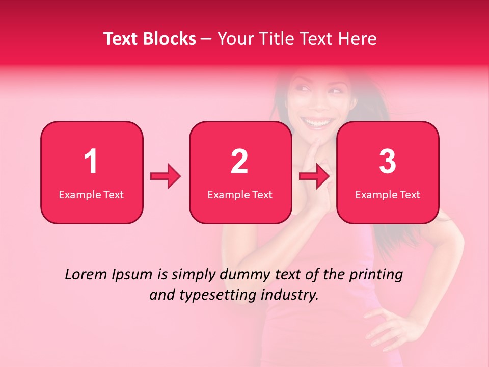 Beauty Side Looking PowerPoint Template