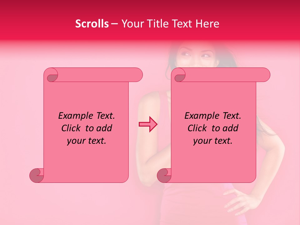 Beauty Side Looking PowerPoint Template