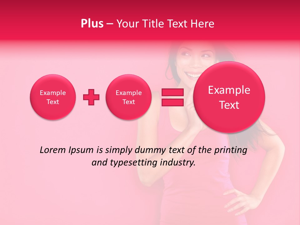 Beauty Side Looking PowerPoint Template
