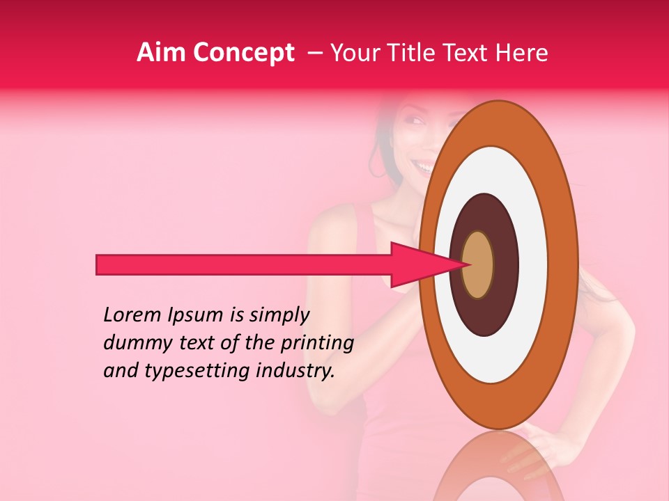 Beauty Side Looking PowerPoint Template