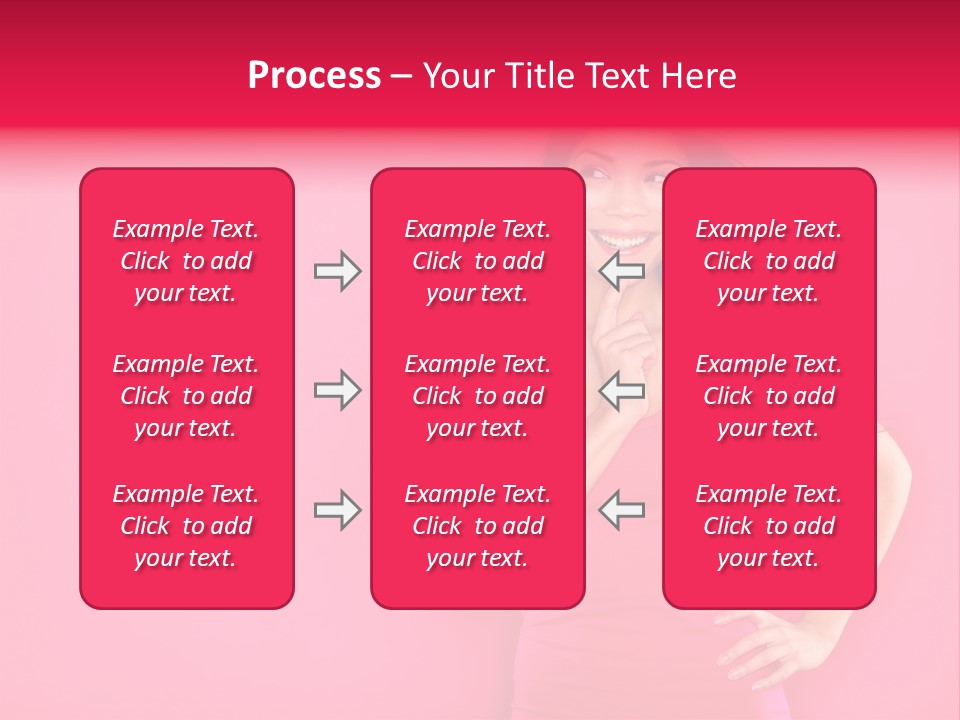 Beauty Side Looking PowerPoint Template