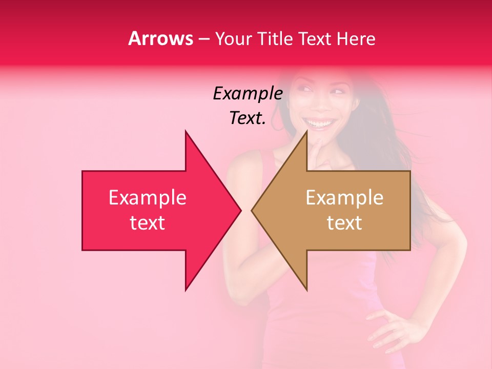 Beauty Side Looking PowerPoint Template