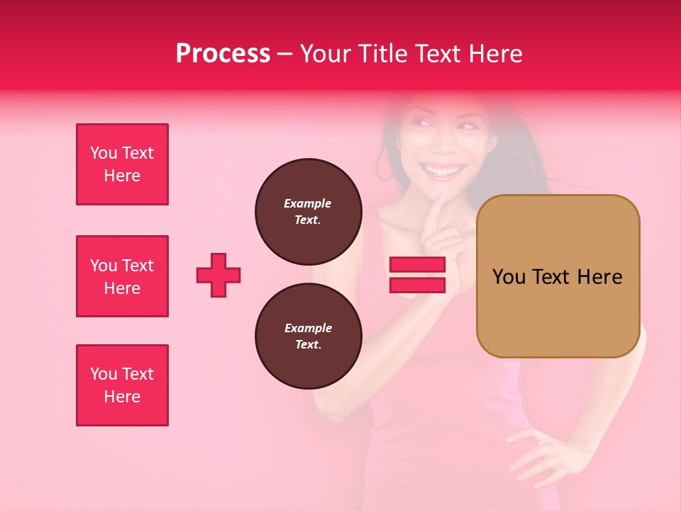 Beauty Side Looking PowerPoint Template