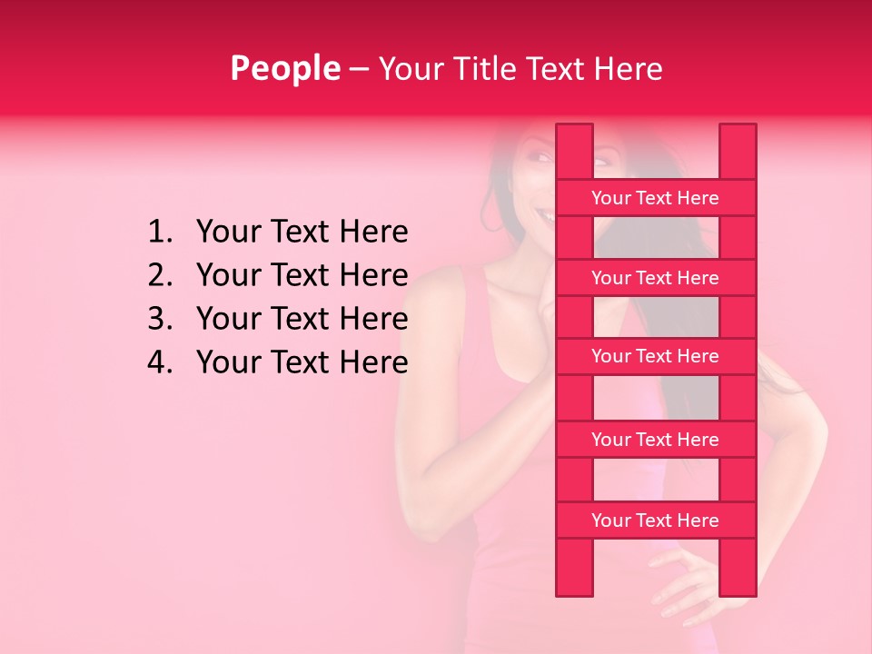 Beauty Side Looking PowerPoint Template