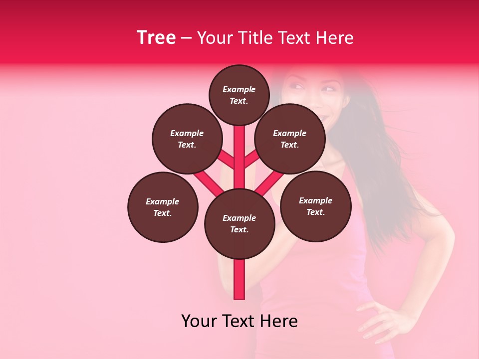 Beauty Side Looking PowerPoint Template