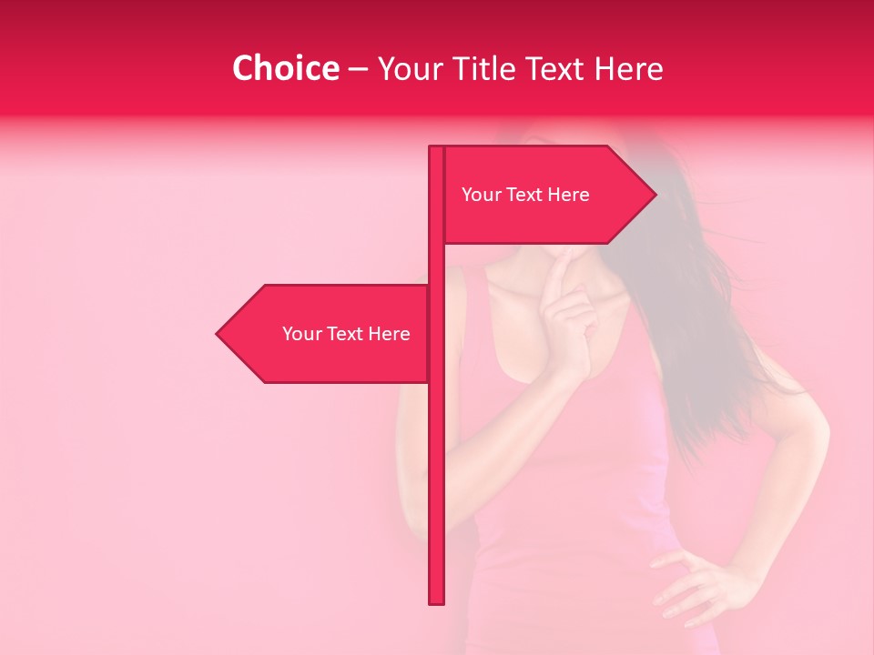 Beauty Side Looking PowerPoint Template