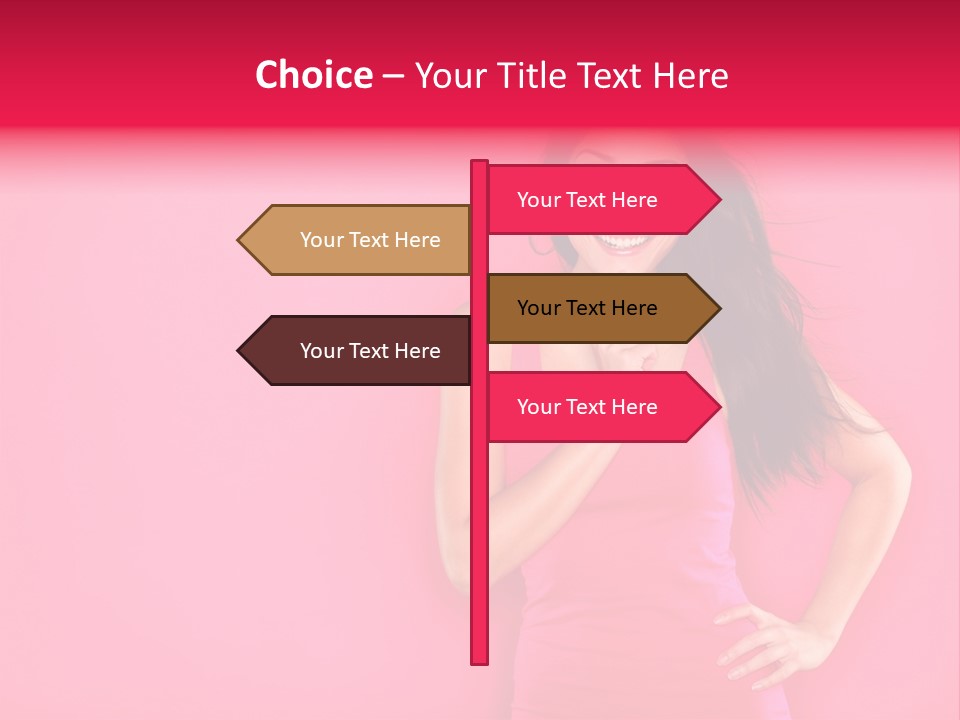 Beauty Side Looking PowerPoint Template