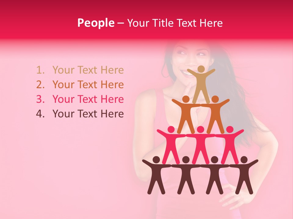 Beauty Side Looking PowerPoint Template