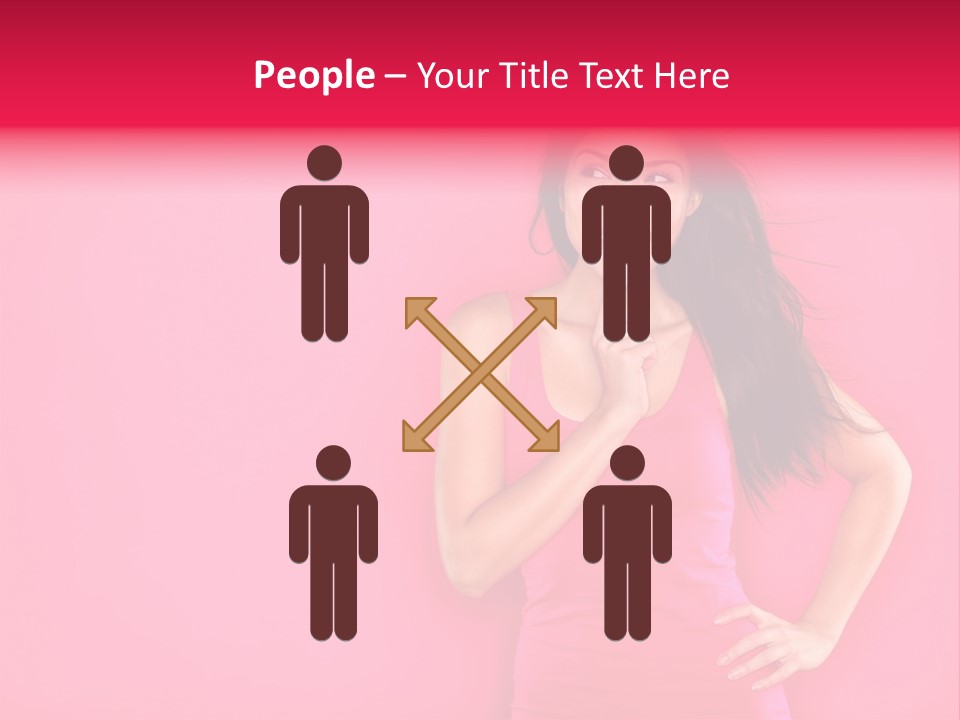 Beauty Side Looking PowerPoint Template