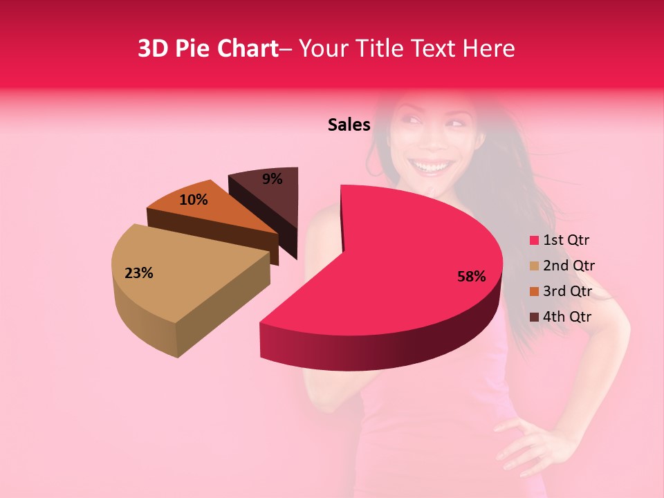 Beauty Side Looking PowerPoint Template