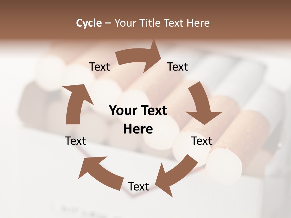 Nicotine Background Smoke PowerPoint Template