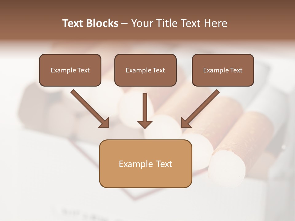 Nicotine Background Smoke PowerPoint Template