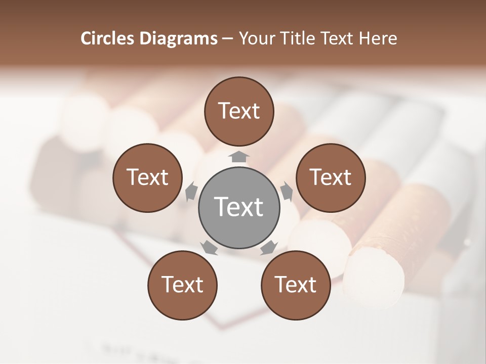 Nicotine Background Smoke PowerPoint Template