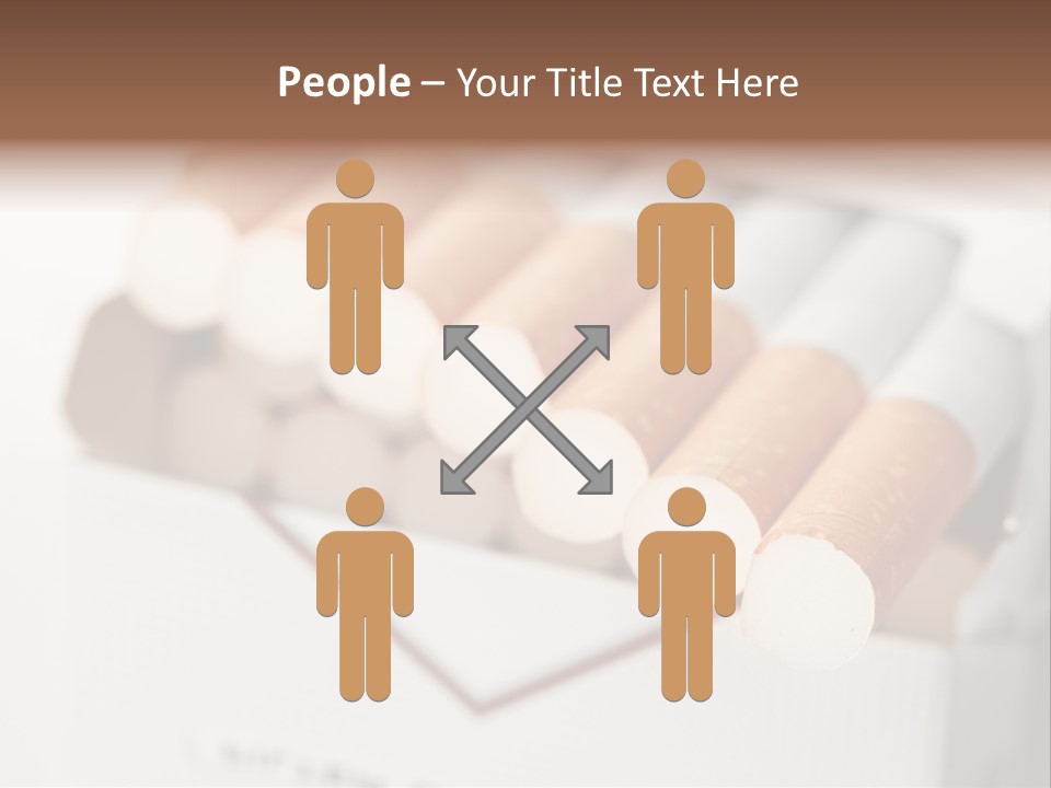 Nicotine Background Smoke PowerPoint Template