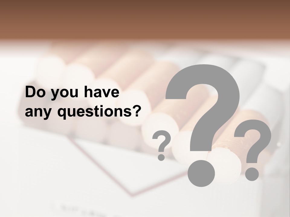 Nicotine Background Smoke PowerPoint Template