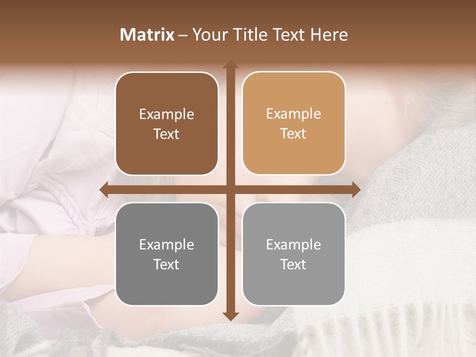 Little Blankets Shoulders PowerPoint Template