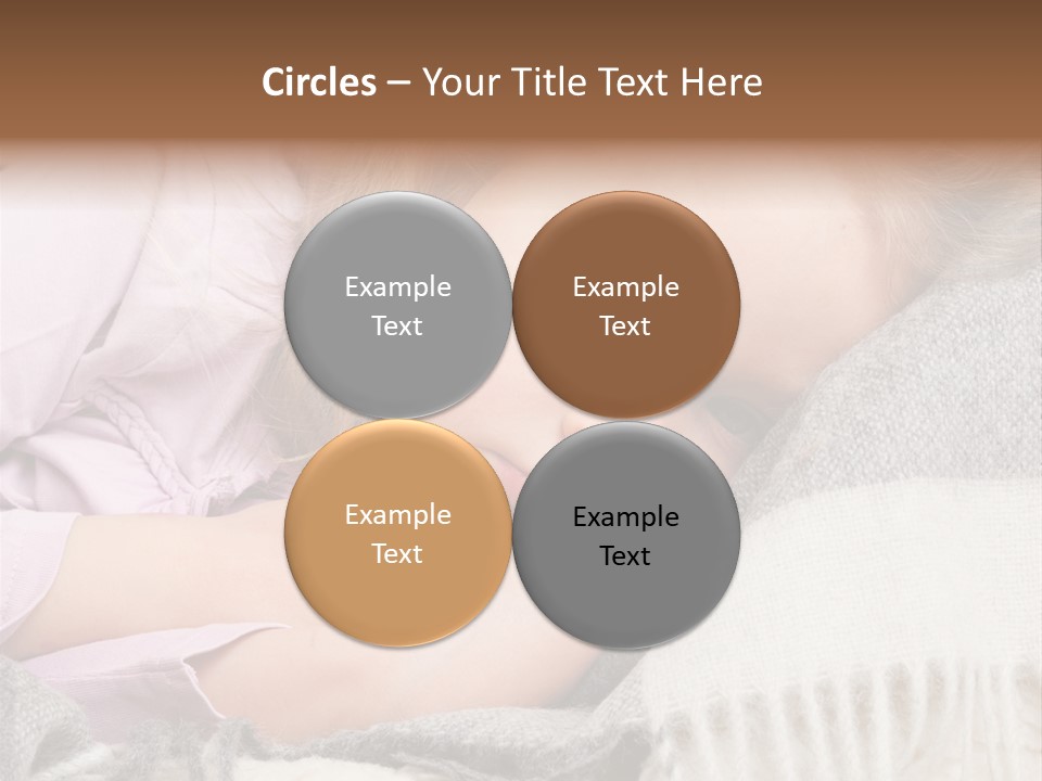 Little Blankets Shoulders PowerPoint Template