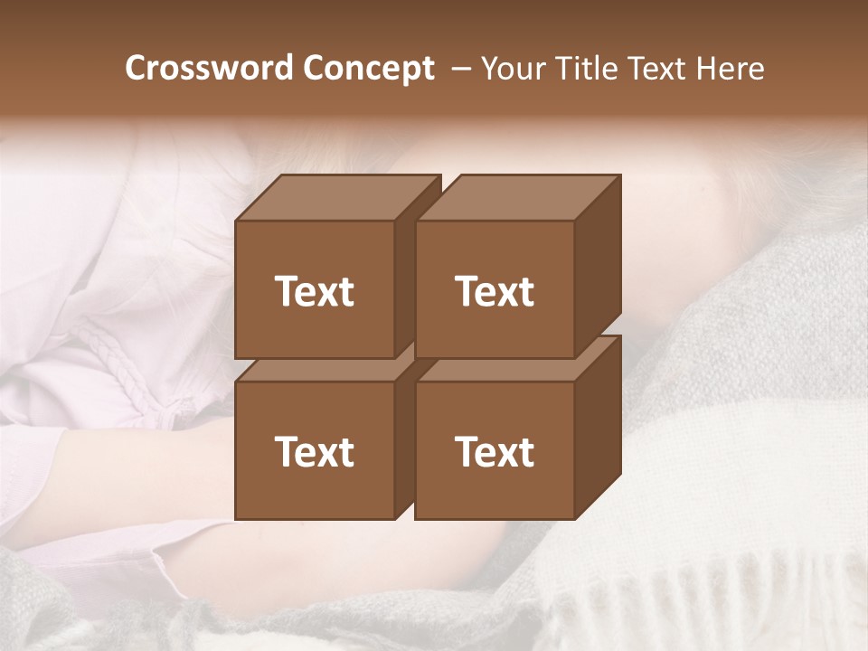 Little Blankets Shoulders PowerPoint Template