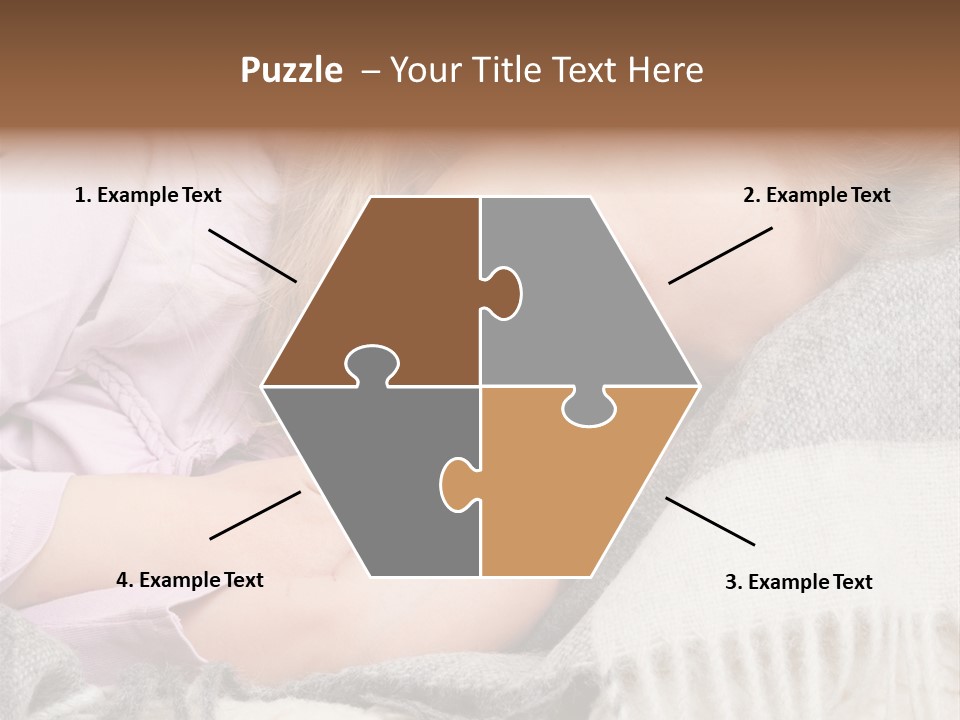 Little Blankets Shoulders PowerPoint Template