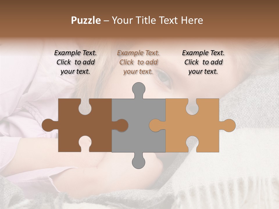 Little Blankets Shoulders PowerPoint Template