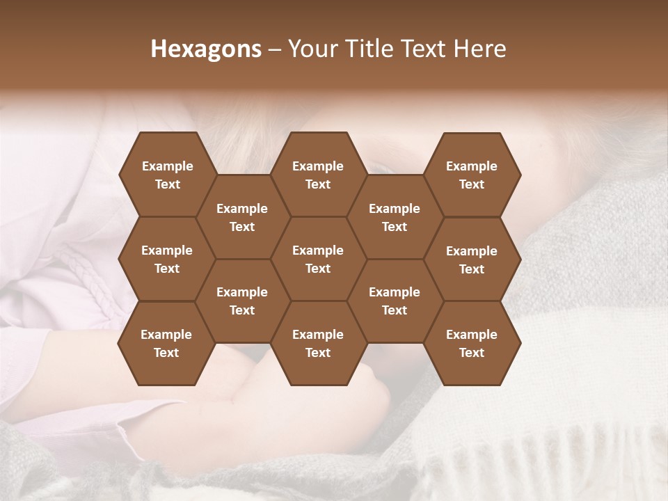 Little Blankets Shoulders PowerPoint Template