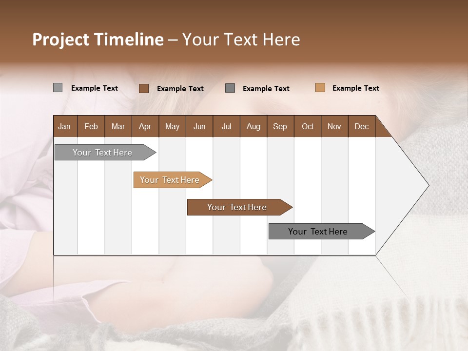 Little Blankets Shoulders PowerPoint Template