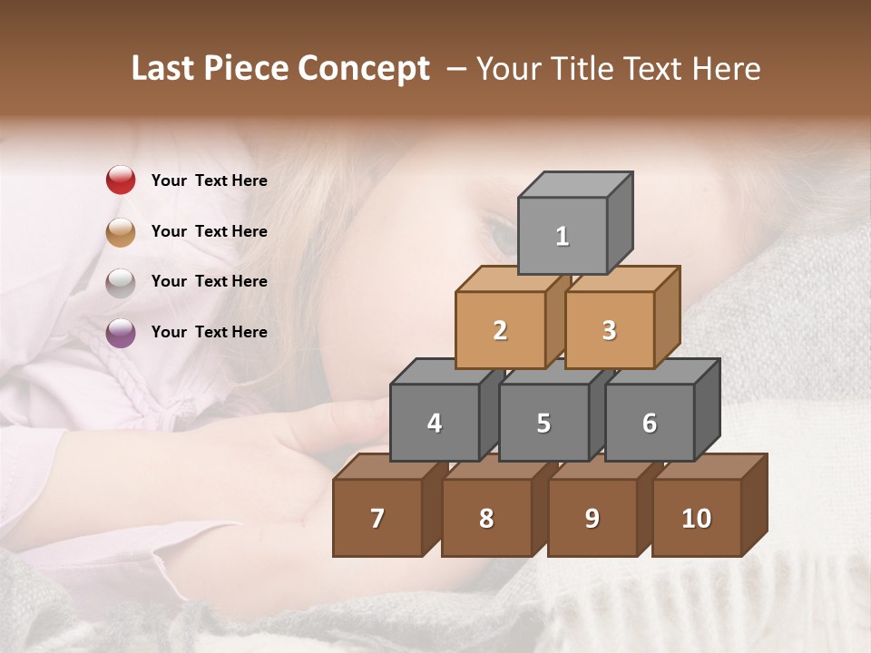 Little Blankets Shoulders PowerPoint Template