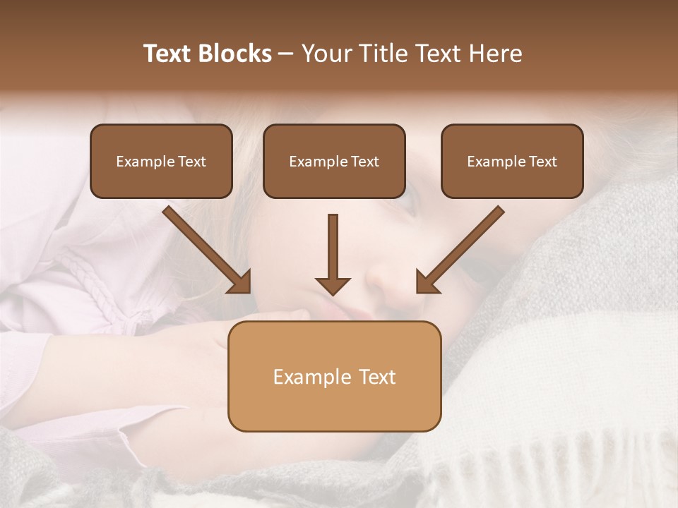 Little Blankets Shoulders PowerPoint Template