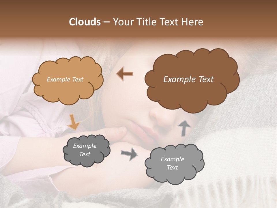 Little Blankets Shoulders PowerPoint Template