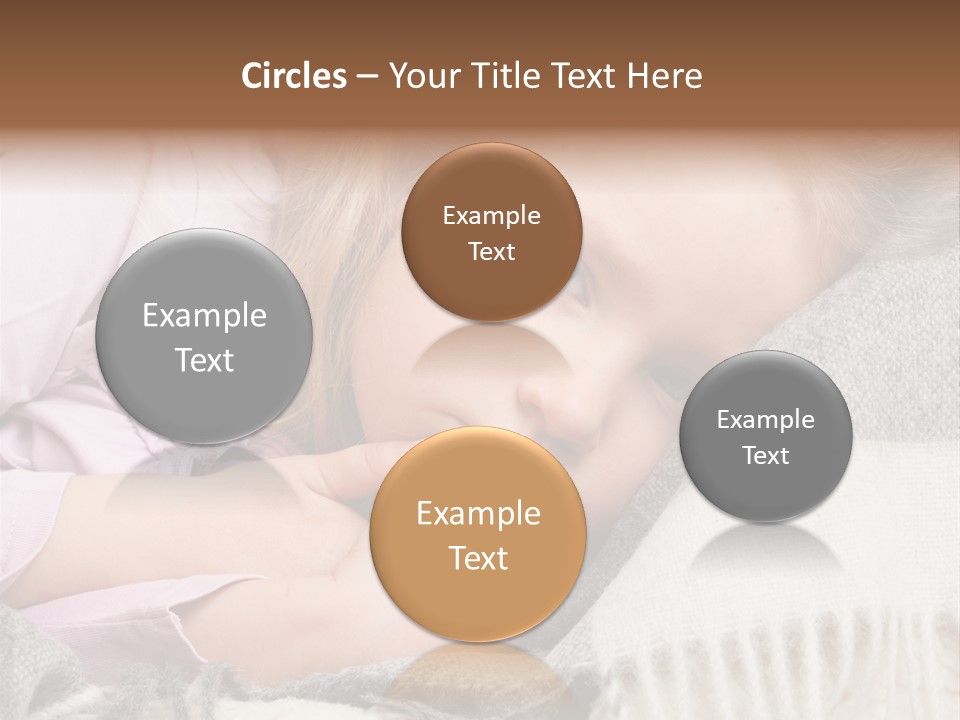 Little Blankets Shoulders PowerPoint Template