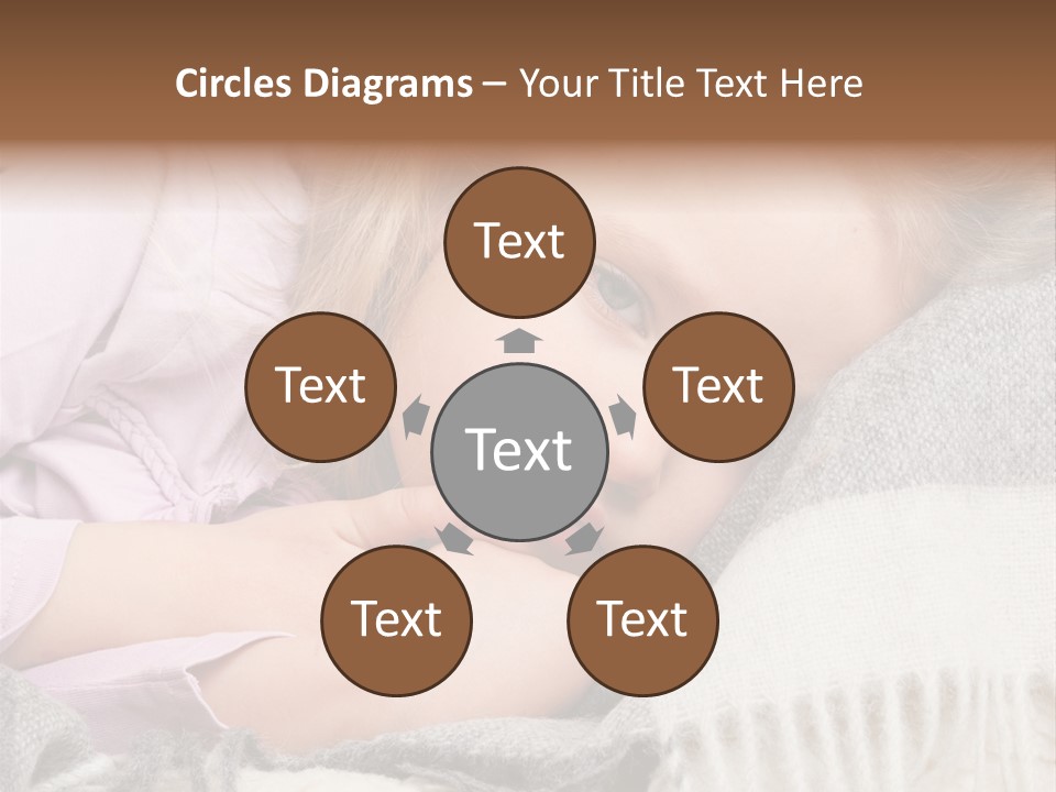 Little Blankets Shoulders PowerPoint Template