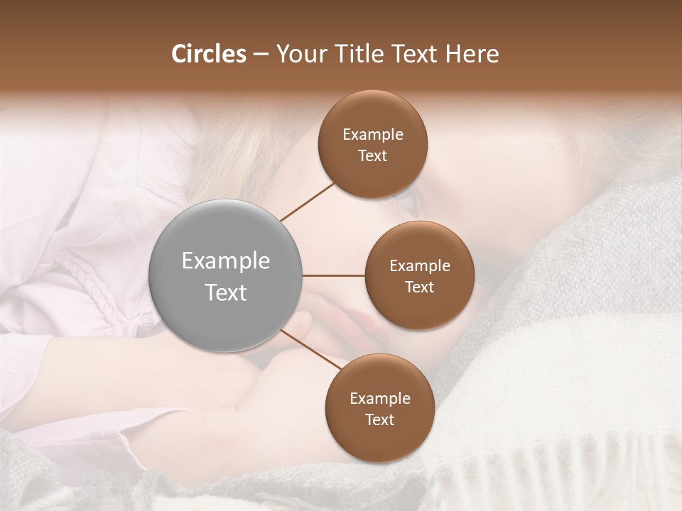 Little Blankets Shoulders PowerPoint Template