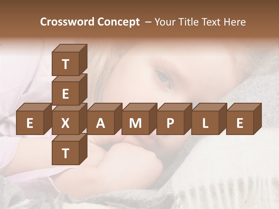 Little Blankets Shoulders PowerPoint Template