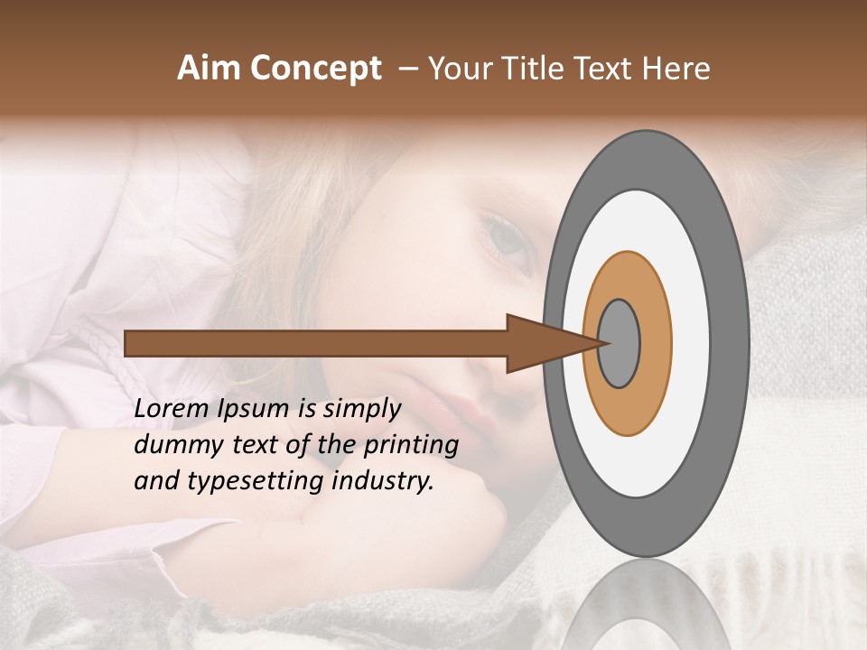 Little Blankets Shoulders PowerPoint Template